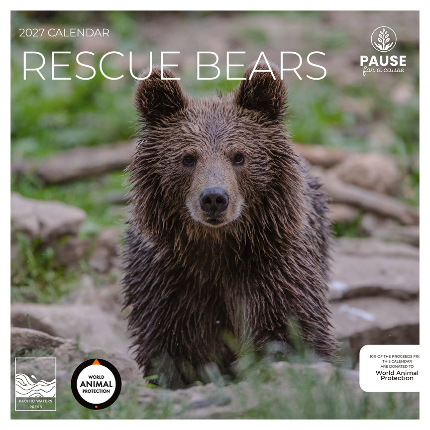 PFC: '27 Wall Calendars - Rescue Bears - Gives Back!