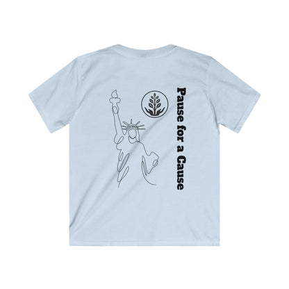 PFC: American Flag Kid's Tee - Gives Back!