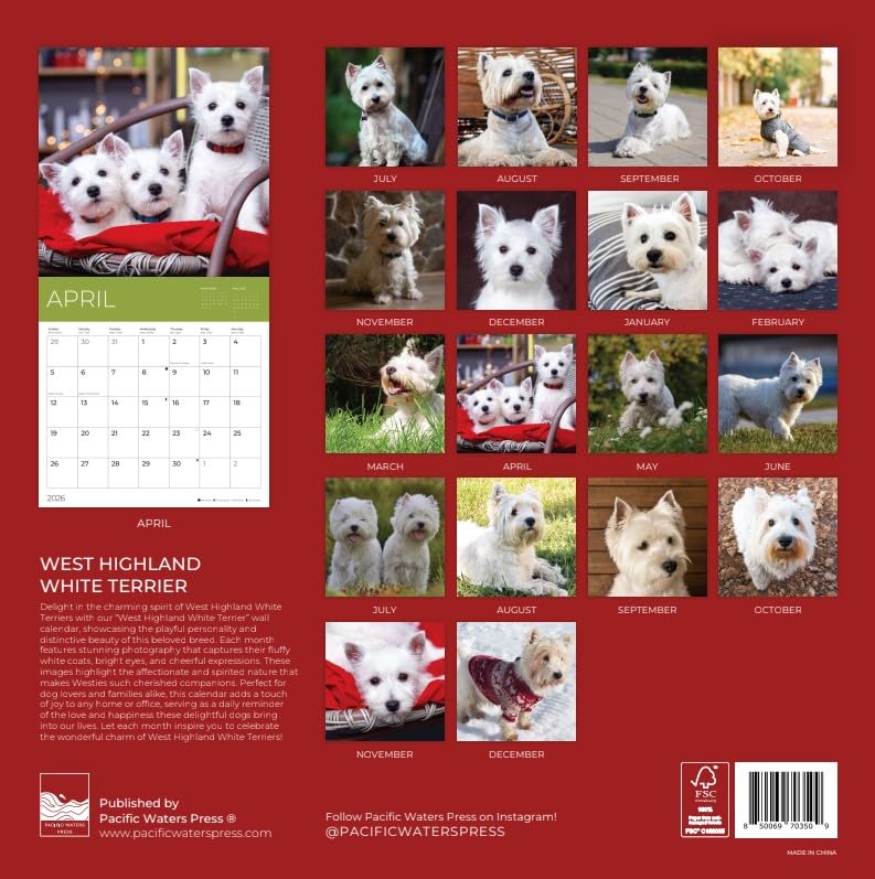'26 Wall Calendar - Dogs - 18mo