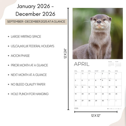 '26 Wall Calendar - Nature
