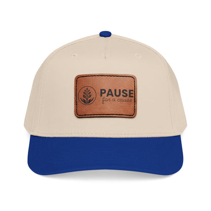 PFC: Baseball Cap with Leather Patch - Gives Back!