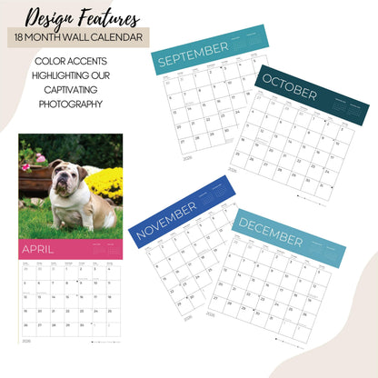 '26 Wall Calendar - Dogs - 18mo