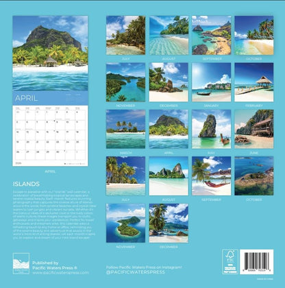 '26 Wall Calendar - Islands
