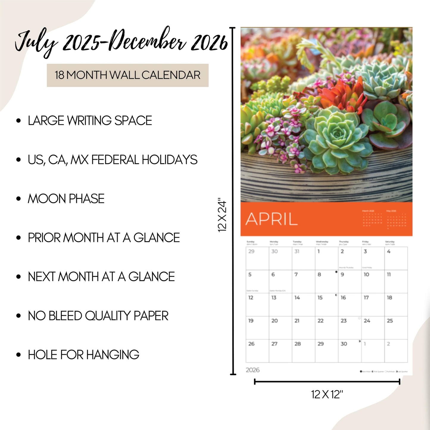 '26 Wall Calendar - Pathways - 18mo