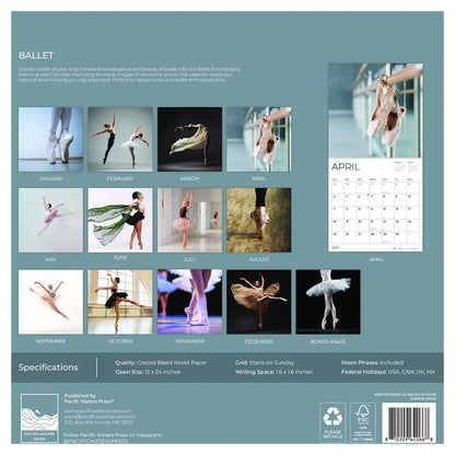 '27 Wall Calendar - Ballet