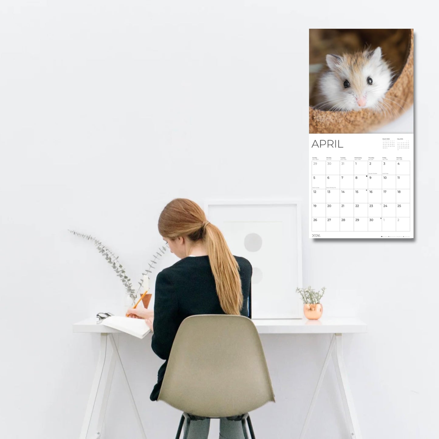 '26 Wall Calendar - Baby Animals