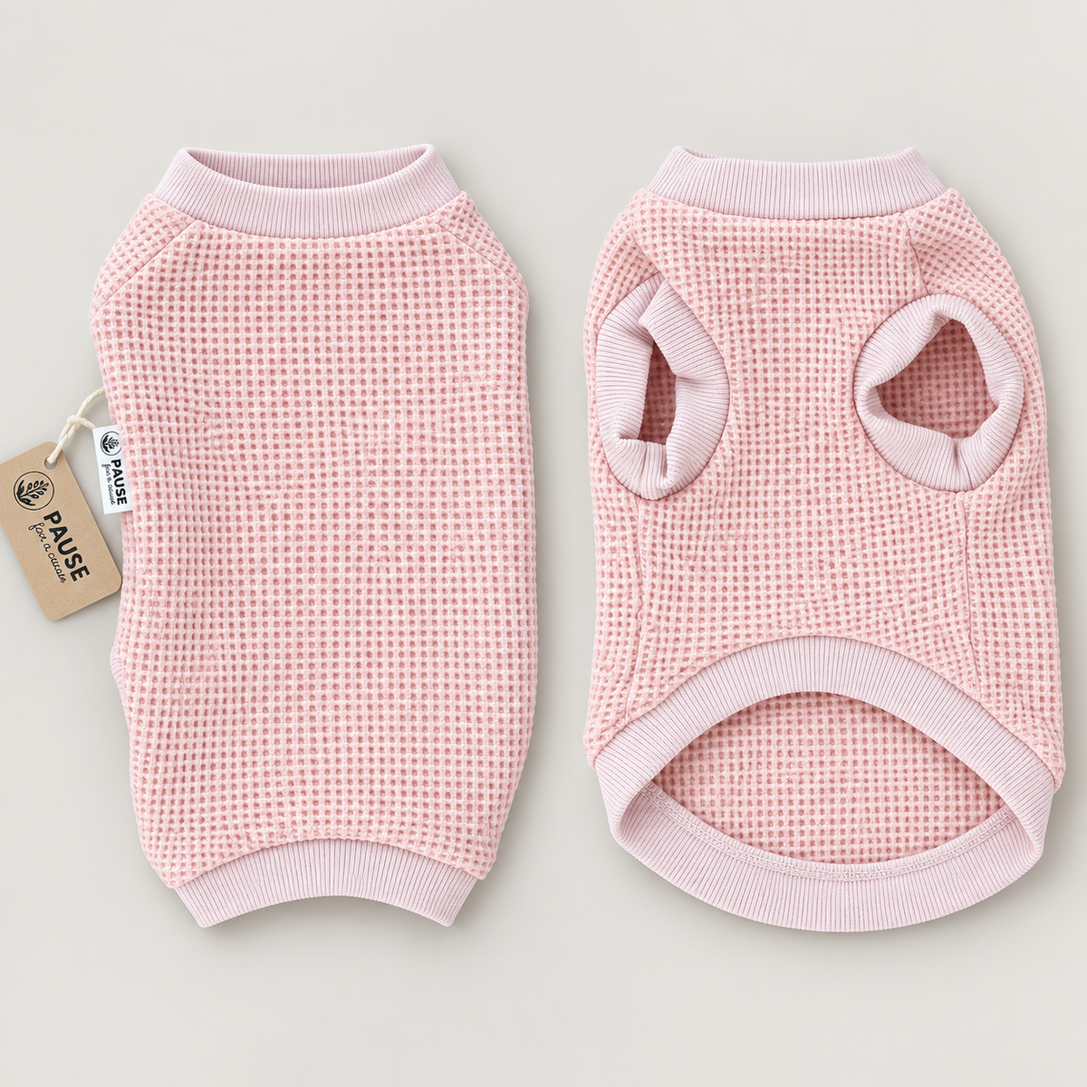 Pause for a Cause Waffle Pullover
