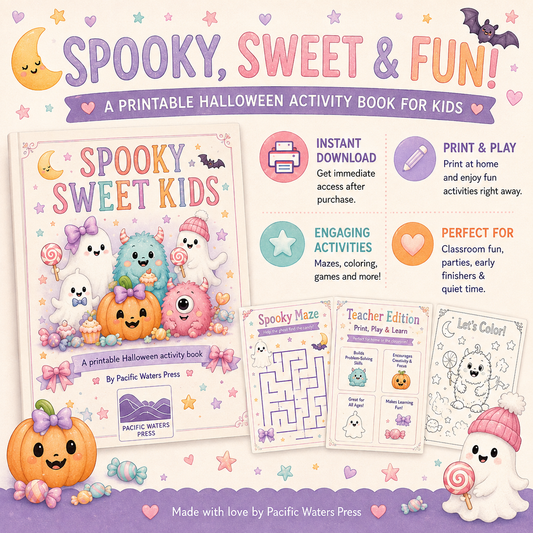 Kid's Spooky Sweet Activity Packet - Download