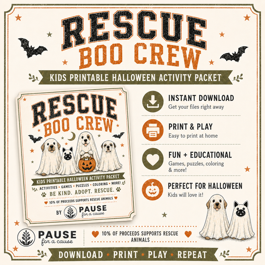 PFC: 'Rescue Boo Crew' Activity Packet - Download