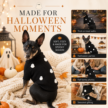 PFC X Found My Animal - BOO! Ghosts Dog Sweater