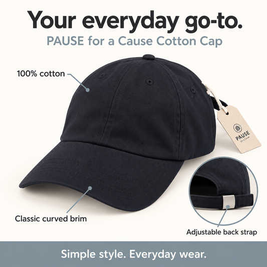 Pause for a Cause Navy Everyday Hat
