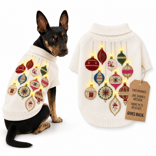 PFC x Found my Animal - LED Christmas Ornament Sweater