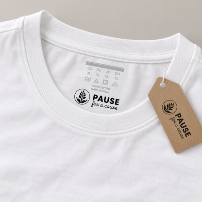 Pause for a Cause Everyday White Tee