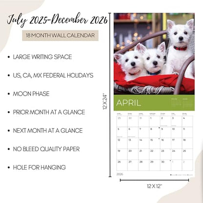 '26 Wall Calendar - Dogs - 18mo