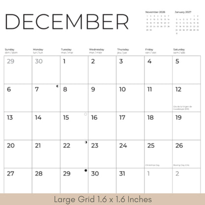 '26 Wall Calendar - Beaches around the Globe