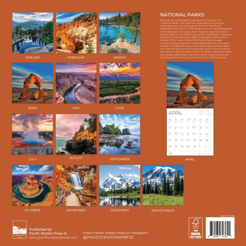 '26 Wall Calendar - Beaches around the Globe