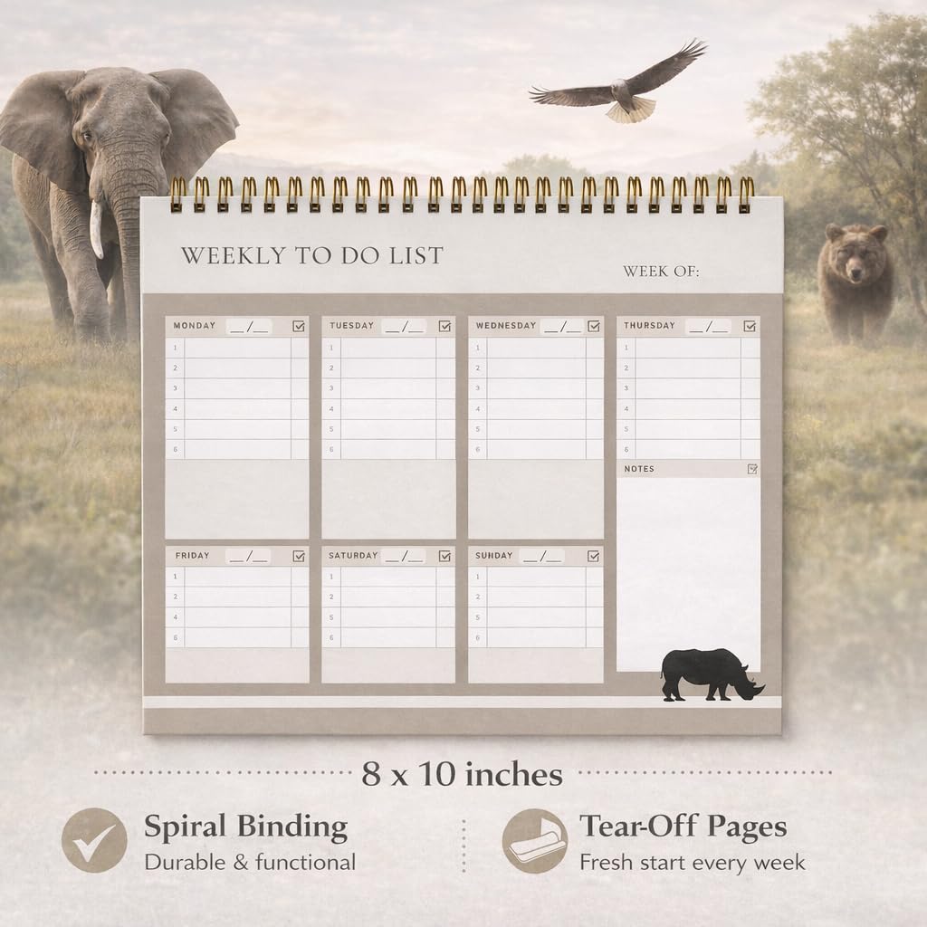 PFC: Weekly Planner - Spiral Pad - Gives Back!