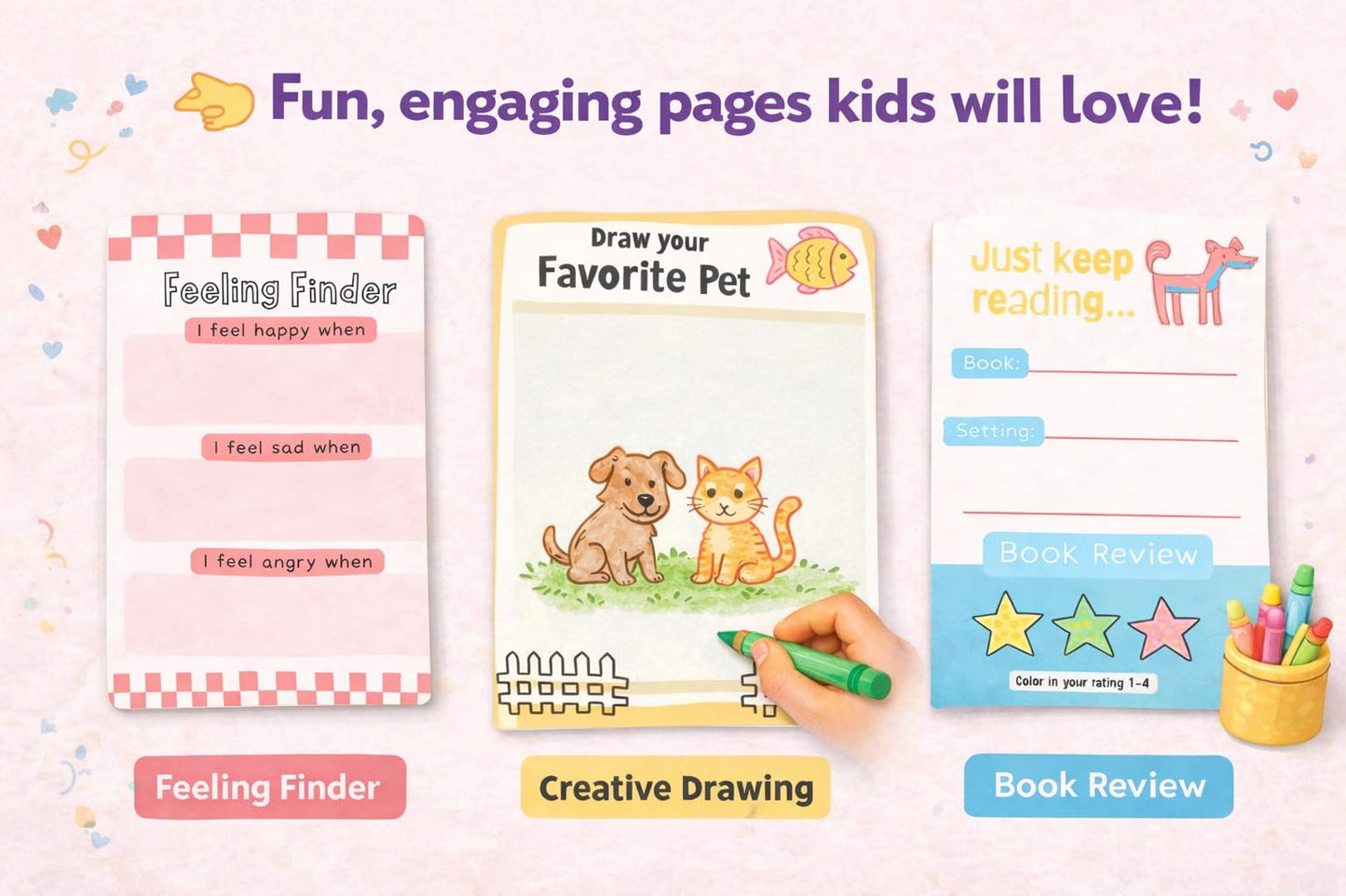 PFC: Kids Pet Rescue Daily Journal - Gives Back!