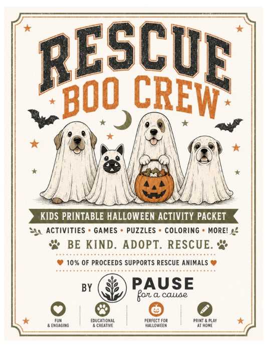 PFC: 'Rescue Boo Crew' Activity Packet - Download