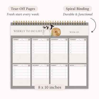 PFC: Weekly Planner - Spiral Pad - Gives Back!