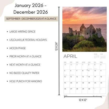'26 Wall Calendar - Travel