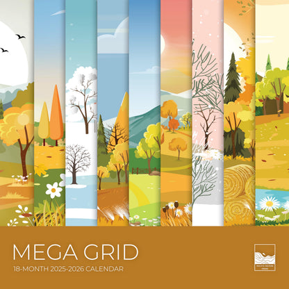 '26 Mega Wall Calendar - Animal Calendar