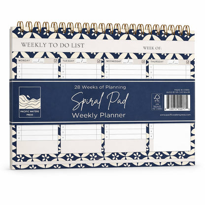 Weekly Planner - Spiral Pad
