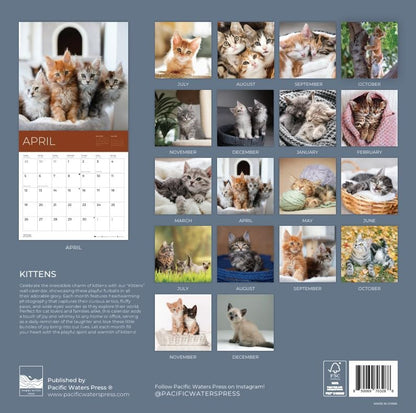 '26 Wall Calendar - Animals - 18mo
