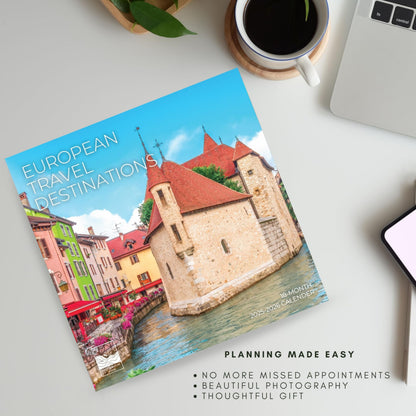 '26 Wall Calendar - Travel - 18mo