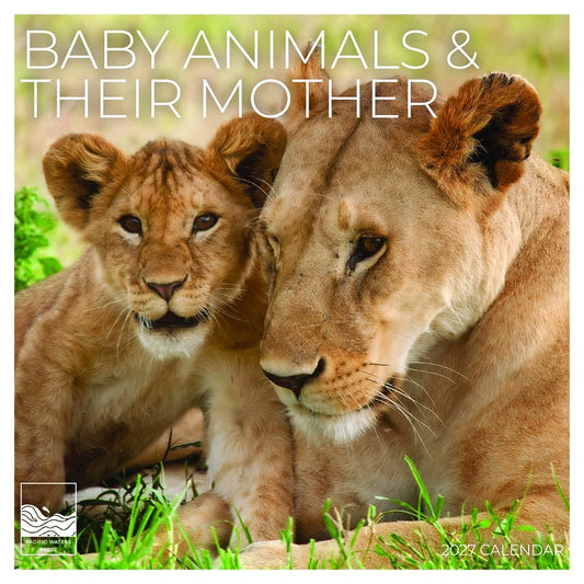 '27 Wall Calendar - Baby Animals & Their Mothers