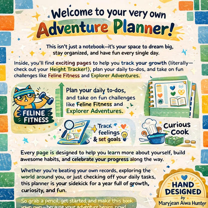 Kids Daily To-Do Journal - M. Hunter