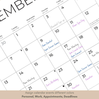 '26 Wall Calendar - Beaches around the Globe