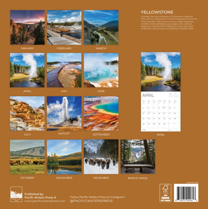 '26 Wall Calendar - Yellowstone National Park