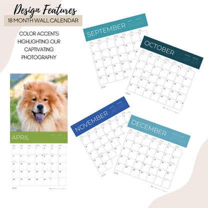 '26 Wall Calendar - Dogs - 18mo