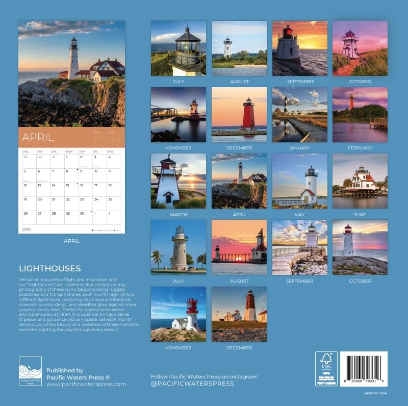 '26 Wall Calendar - Islands