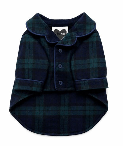 PFC x Found my Animal - Plaid Pajamas Dog Sweater